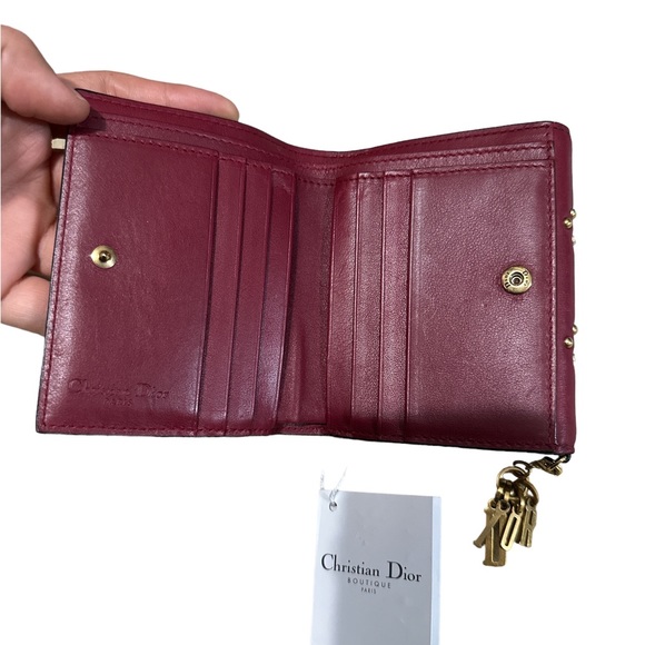 Authentic Dior Lady D Compact Bifold Small Wallet Used Condition - Picture 10 of 13